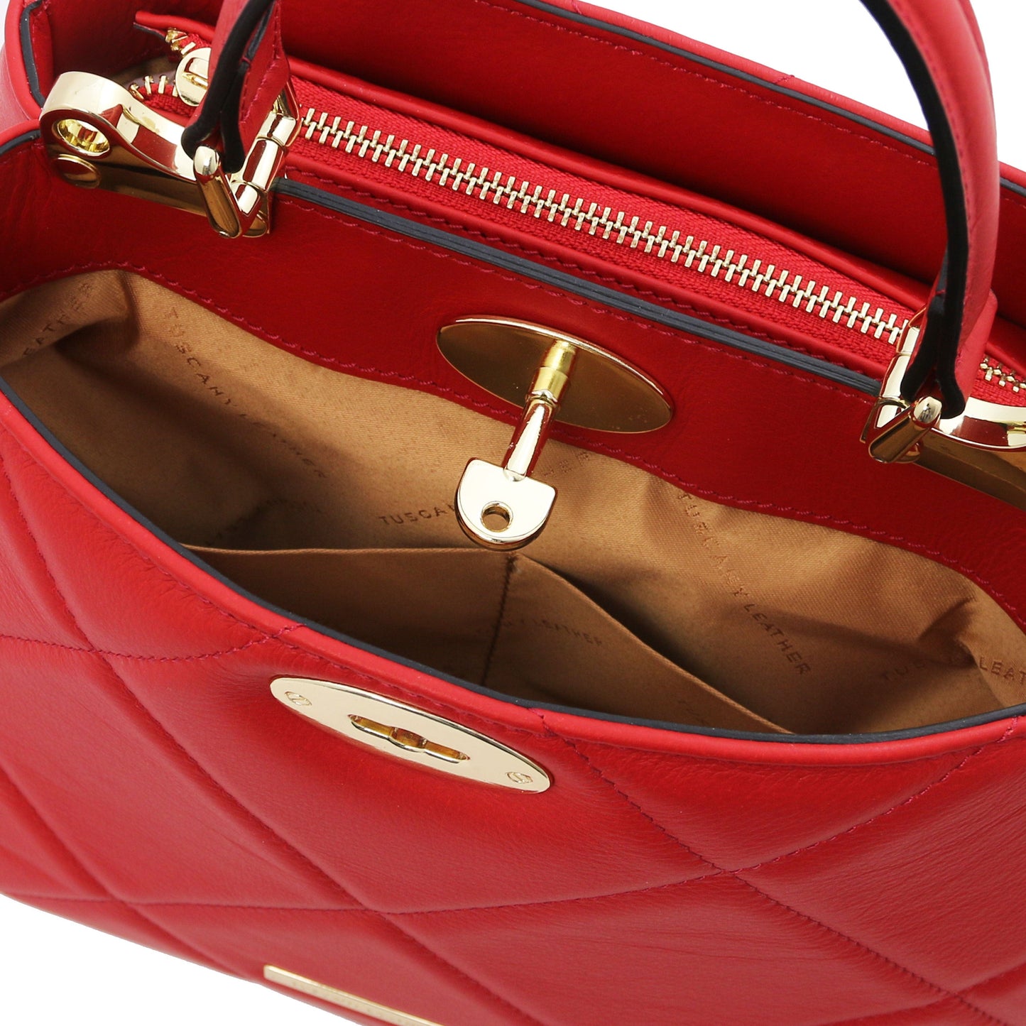TL Bag - Soft quilted leather handbag | TL142132 - Premium Leather handbags - Just €146.40! Shop now at San Rocco Italia