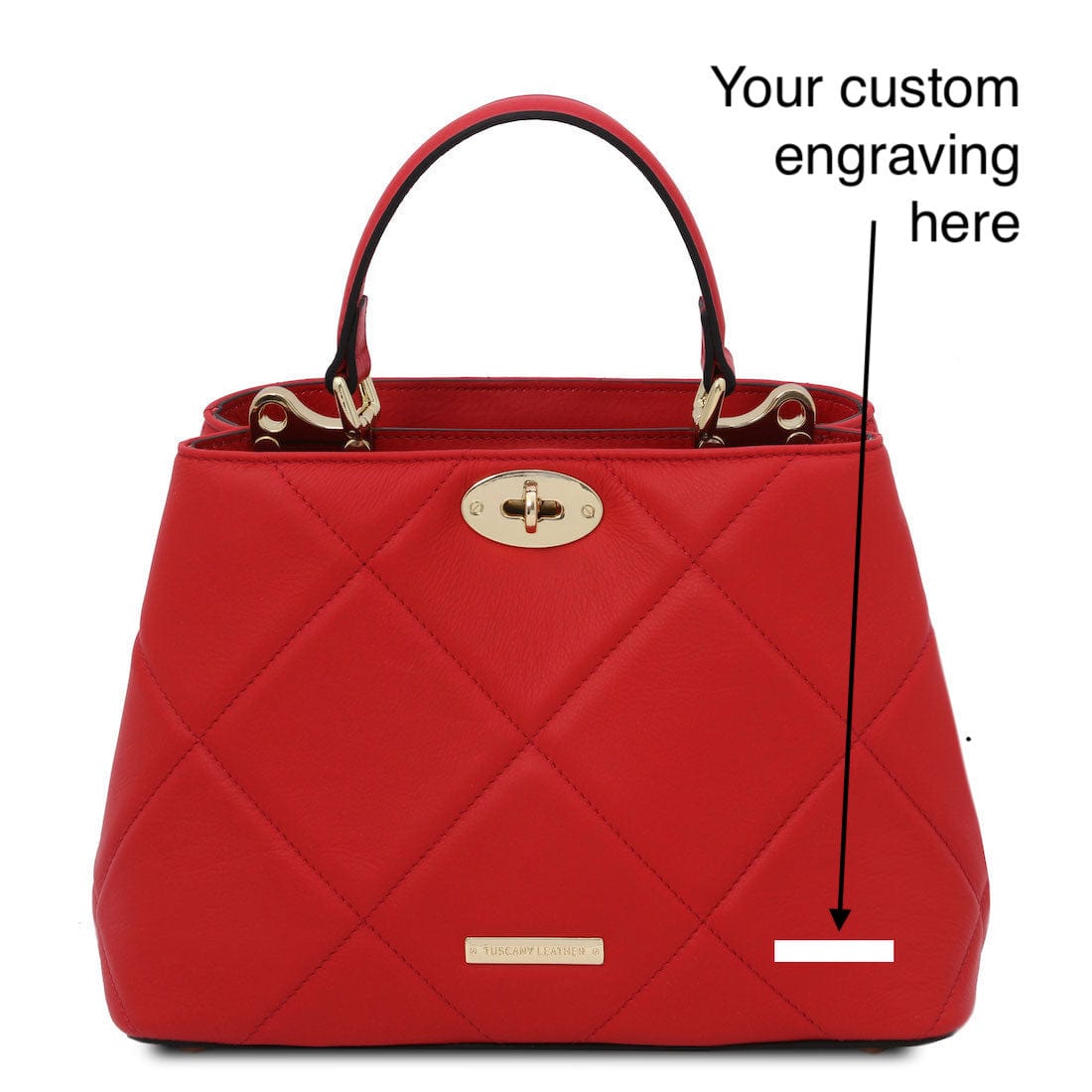 TL Bag - Soft quilted leather handbag | TL142132 - Premium Leather handbags - Just €146.40! Shop now at San Rocco Italia