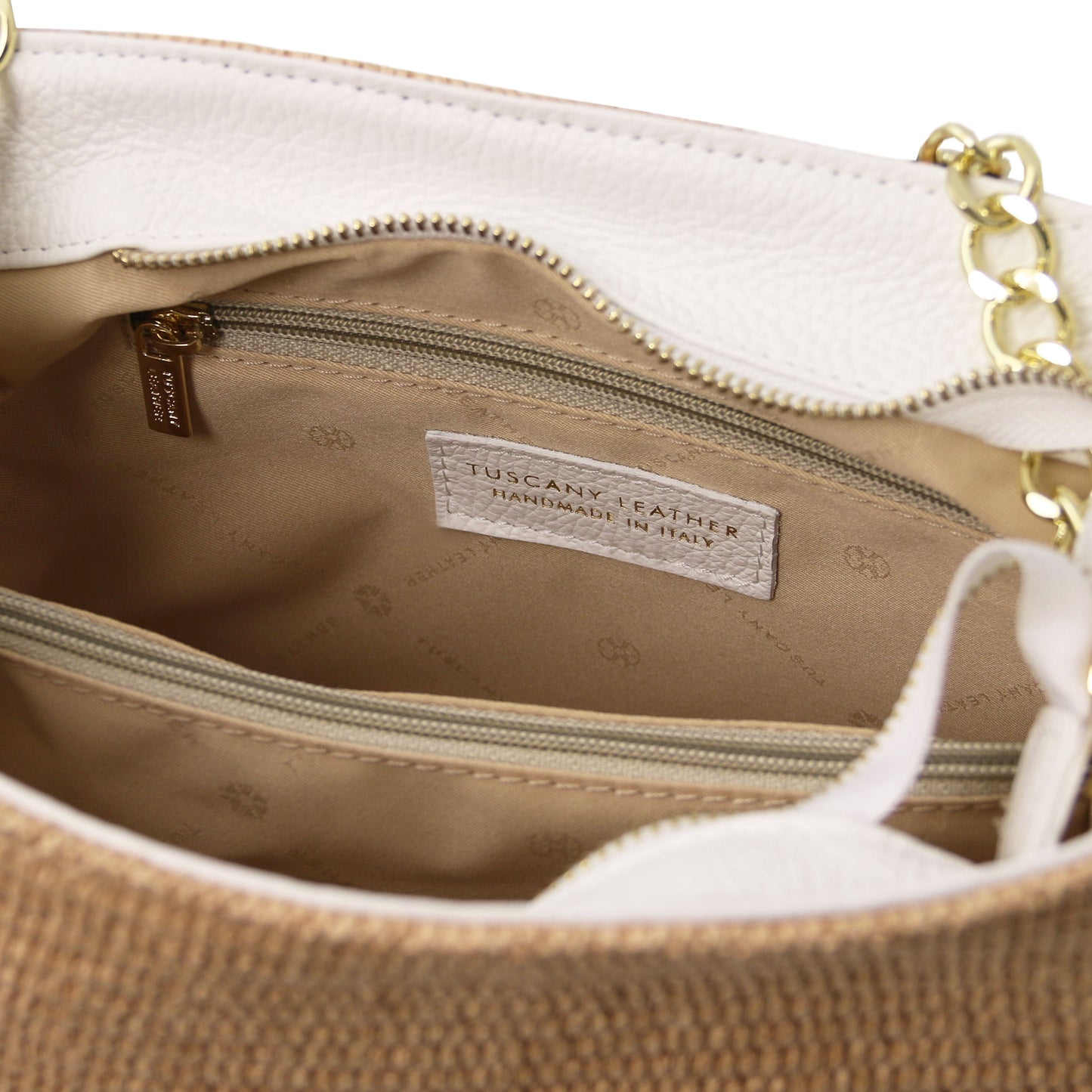 TL Bag - Straw effect bag | TL142208 - Premium Leather handbags - Just €95.16! Shop now at San Rocco Italia