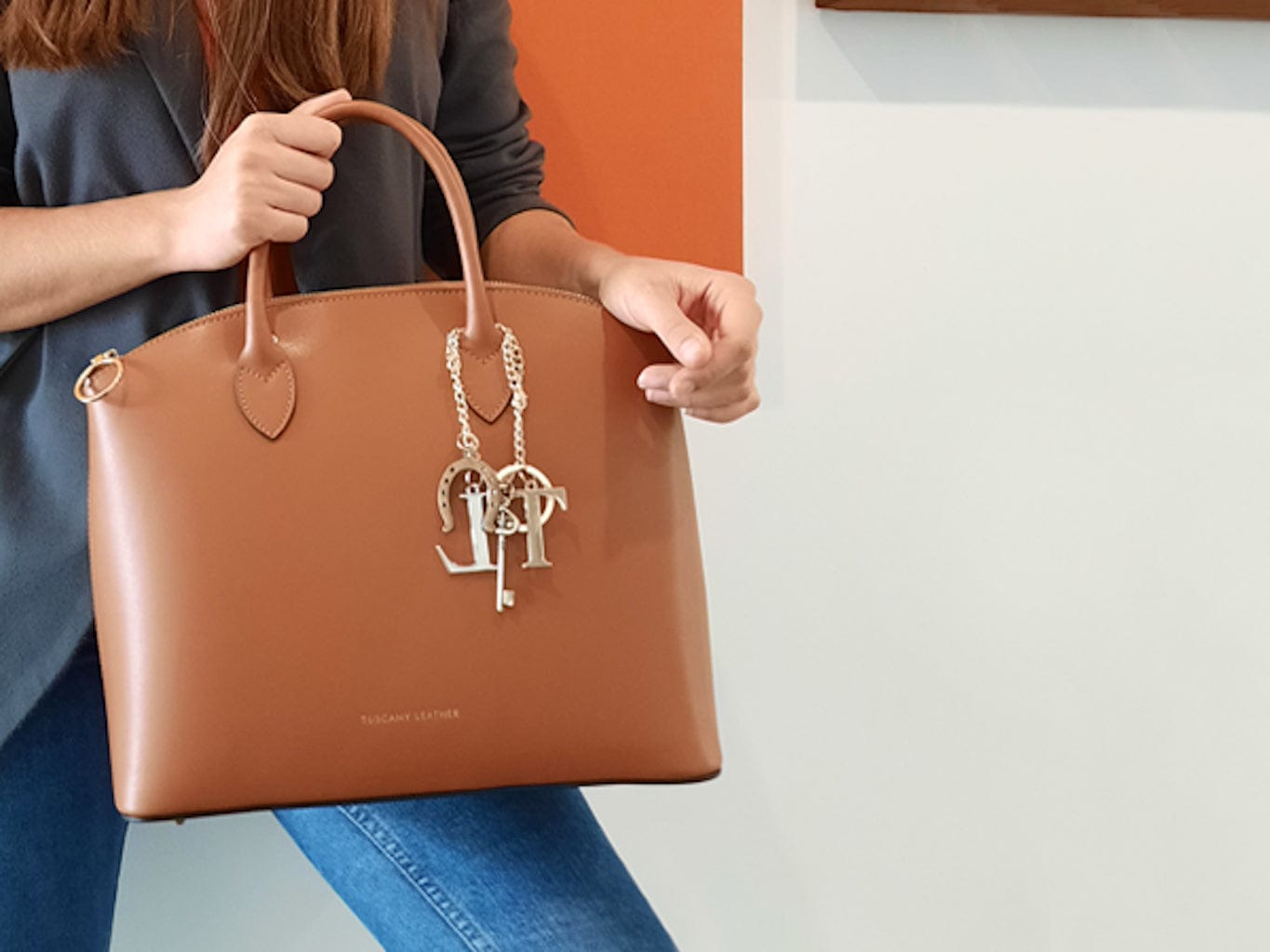 TL KeyLuck - Leather tote | TL142212 - Premium Leather handbags - Just €143.96! Shop now at San Rocco Italia
