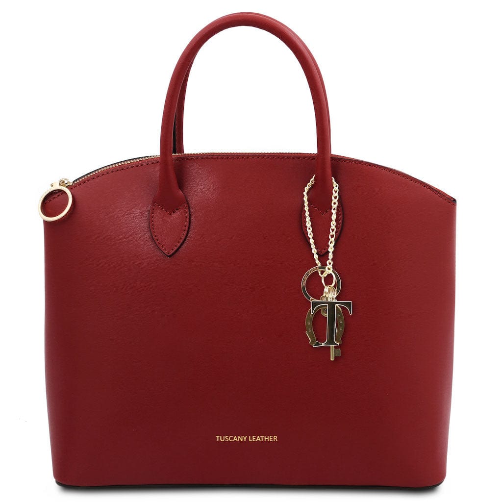 TL KeyLuck - Leather tote | TL142212 - Premium Leather handbags - Just €143.96! Shop now at San Rocco Italia