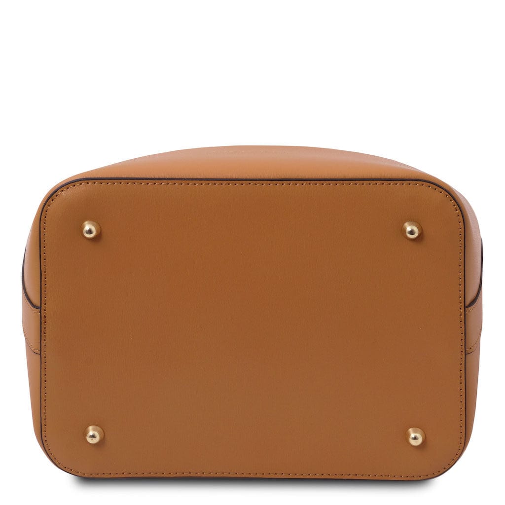 Leather handbags Vittoria - Italian leather bucket bag | TL141531 San Rocco Italia