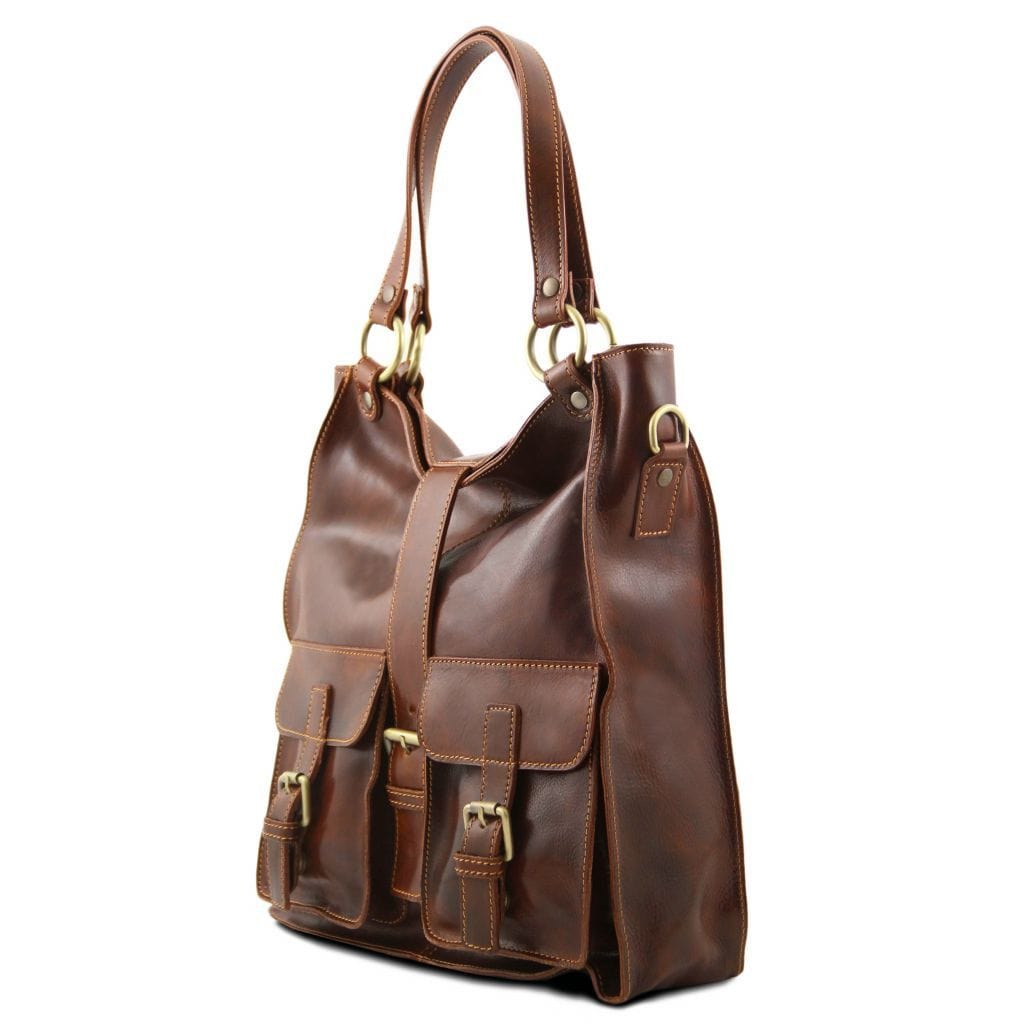 Melissa - Lady leather bag | TL140928 - Premium Leather shoulder bags - Just €225.70! Shop now at San Rocco Italia