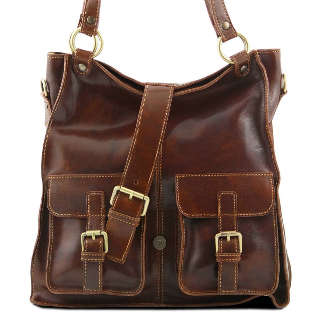 Melissa - Lady leather bag | TL140928 - Premium Leather shoulder bags - Just €225.70! Shop now at San Rocco Italia
