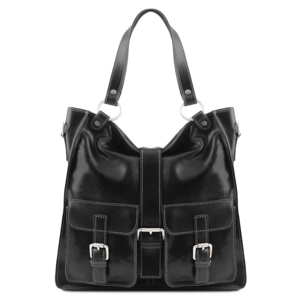 Melissa - Lady leather bag | TL140928 - Premium Leather shoulder bags - Just €225.70! Shop now at San Rocco Italia