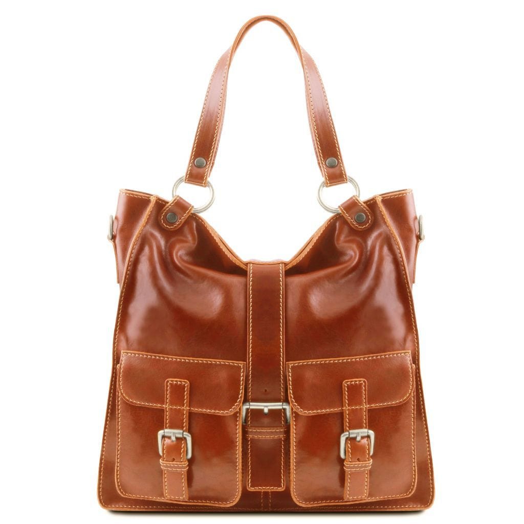 Melissa - Lady leather bag | TL140928 - Premium Leather shoulder bags - Just €225.70! Shop now at San Rocco Italia
