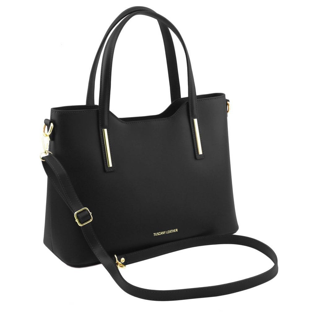 Leather shoulder bags Olimpia - Italian leather tote | TL141412 San Rocco Italia