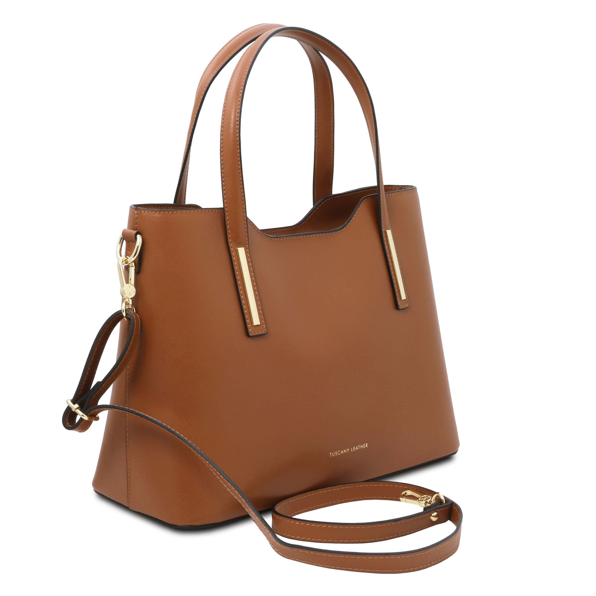 Leder-Schultertaschen Olimpia - Italienische Leder-Tote | TL141412 San Rocco Italia