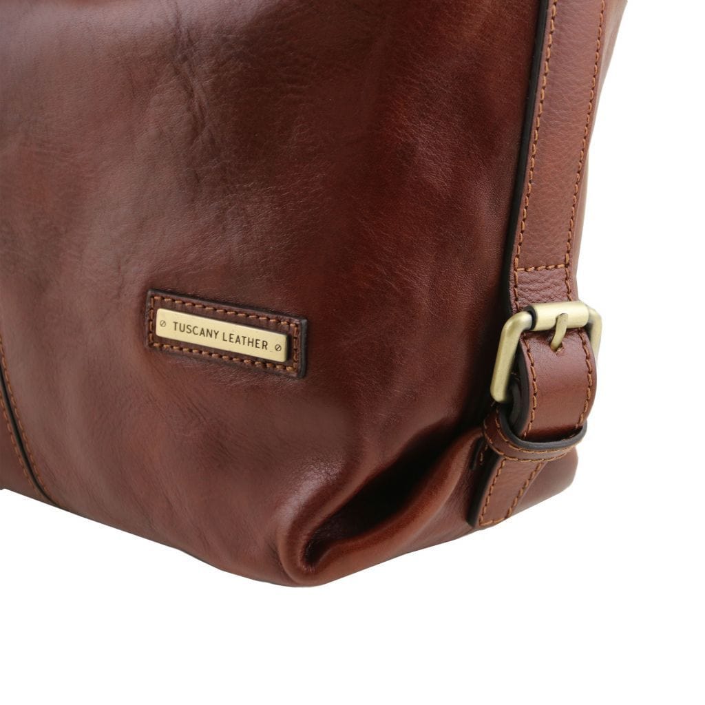 Sabrina - Leather hobo bag | TL141479 - Premium Leather shoulder bags - Just €201.30! Shop now at San Rocco Italia