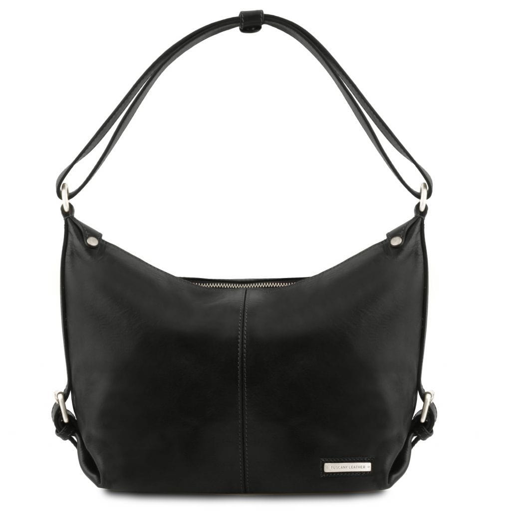 Sabrina - Leather hobo bag | TL141479 - Premium Leather shoulder bags - Just €201.30! Shop now at San Rocco Italia