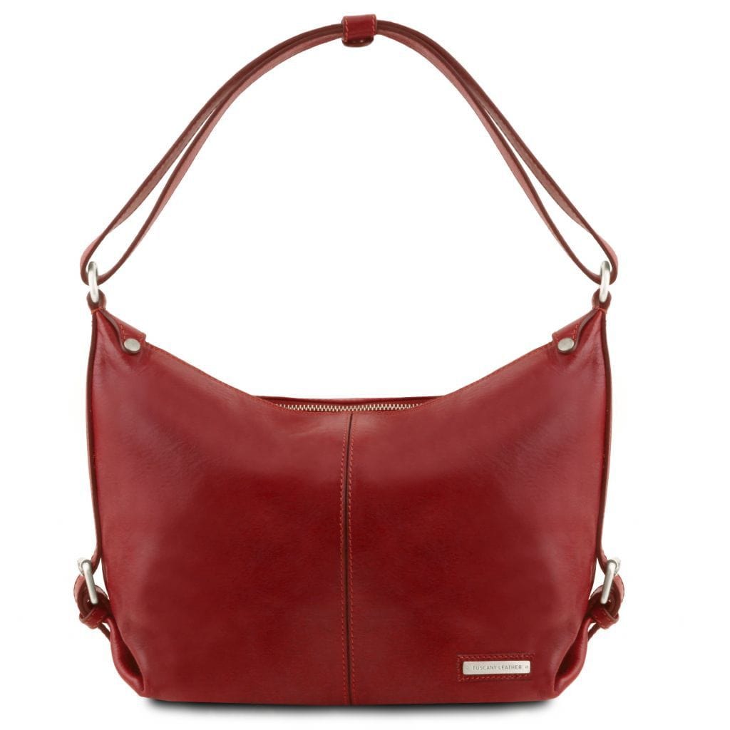 Sabrina - Leather hobo bag | TL141479 - Premium Leather shoulder bags - Just €201.30! Shop now at San Rocco Italia