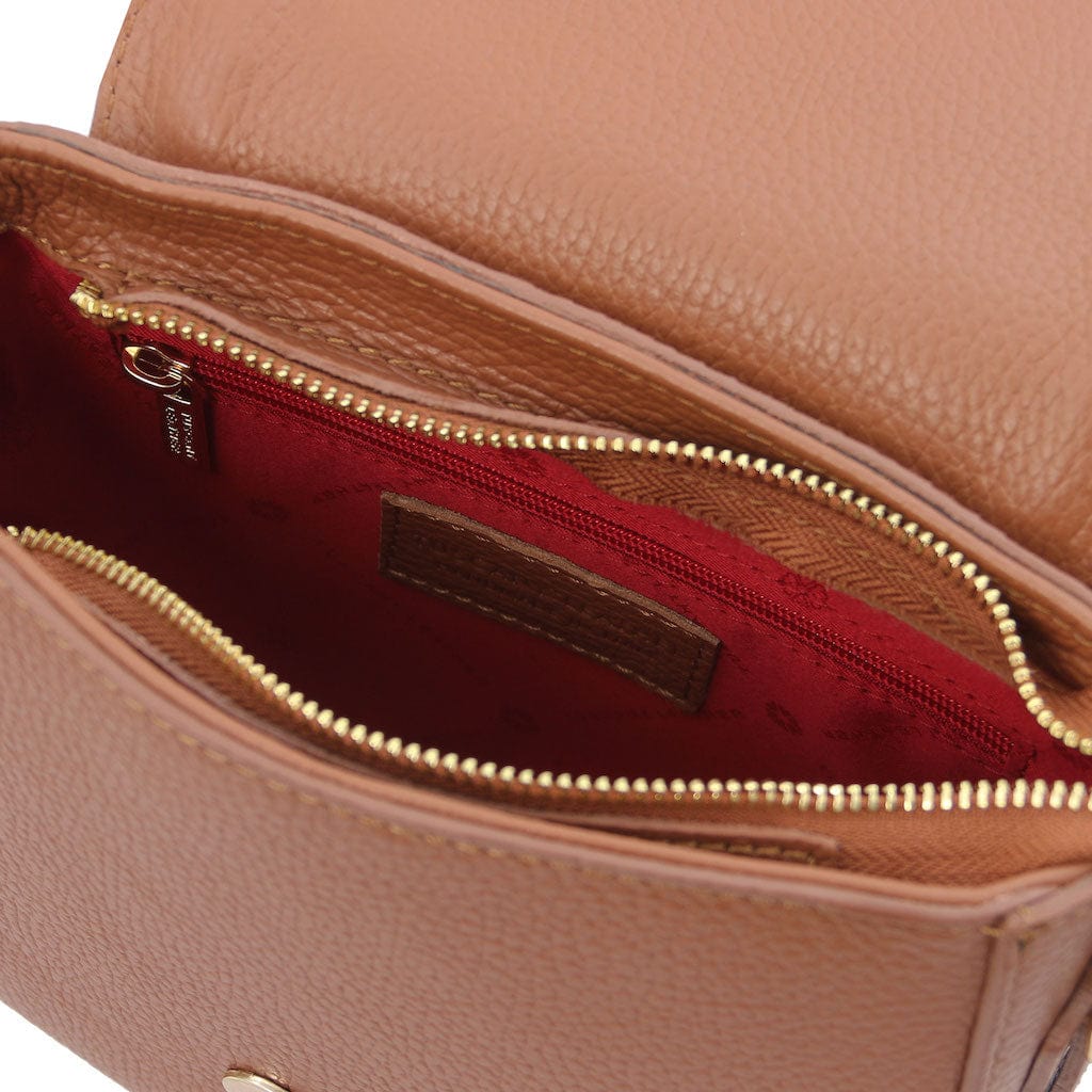 TL Bag - Leather shoulder bag with flap | TL142218 - Premium Leather shoulder bags - Just €92.72! Shop now at San Rocco Italia