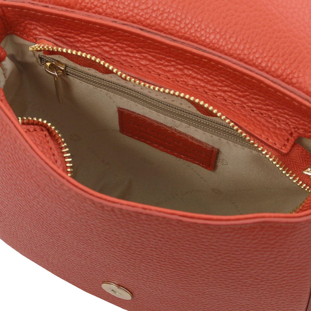 TL Bag - Leather shoulder bag with flap | TL142218 - Premium Leather shoulder bags - Just €92.72! Shop now at San Rocco Italia