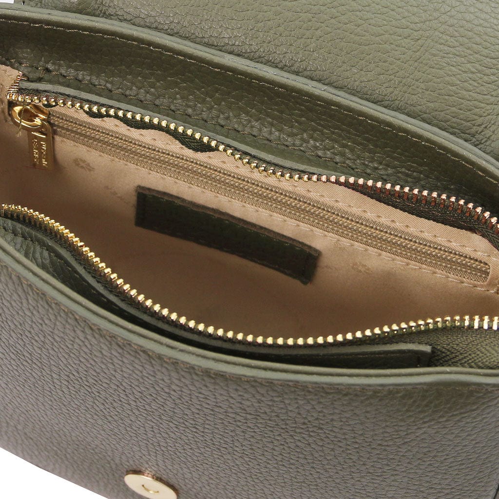 TL Bag - Leather shoulder bag with flap | TL142218 - Premium Leather shoulder bags - Just €92.72! Shop now at San Rocco Italia