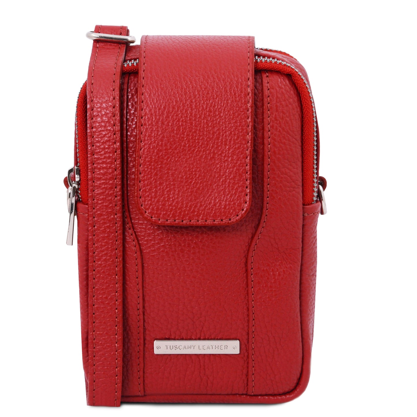 TL Bag - Soft Leather cellphone holder mini cross body bag | TL141698 - Premium Leather shoulder bags - Just €61! Shop now at San Rocco Italia