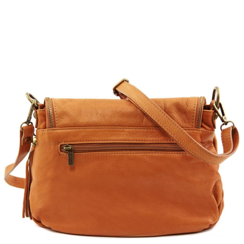 TL Bag - Soft leather shoulder bag with tassel detail | TL141223 - Premium Leather shoulder bags - Just €109.80! Shop now at San Rocco Italia