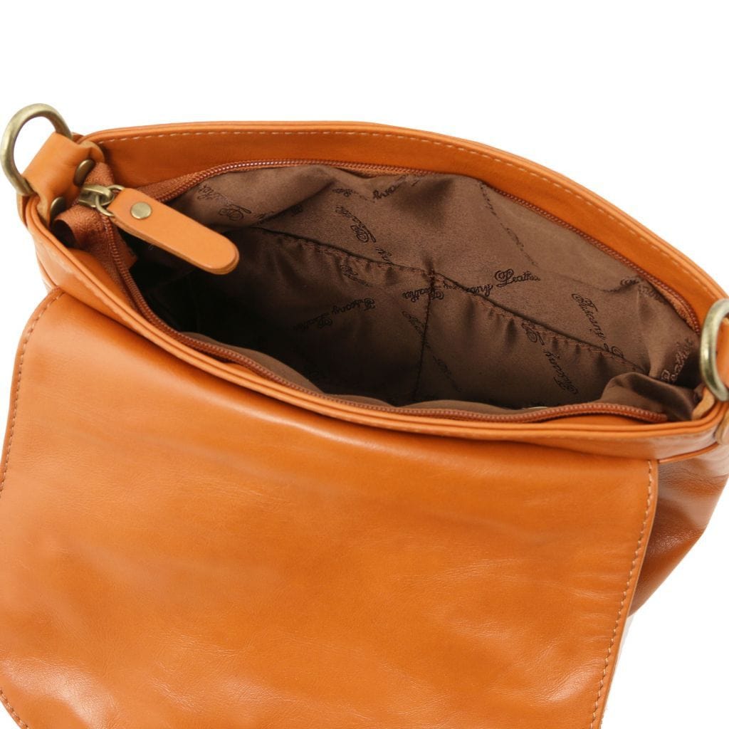 TL Bag - Soft leather shoulder bag with tassel detail | TL141223 - Premium Leather shoulder bags - Just €109.80! Shop now at San Rocco Italia