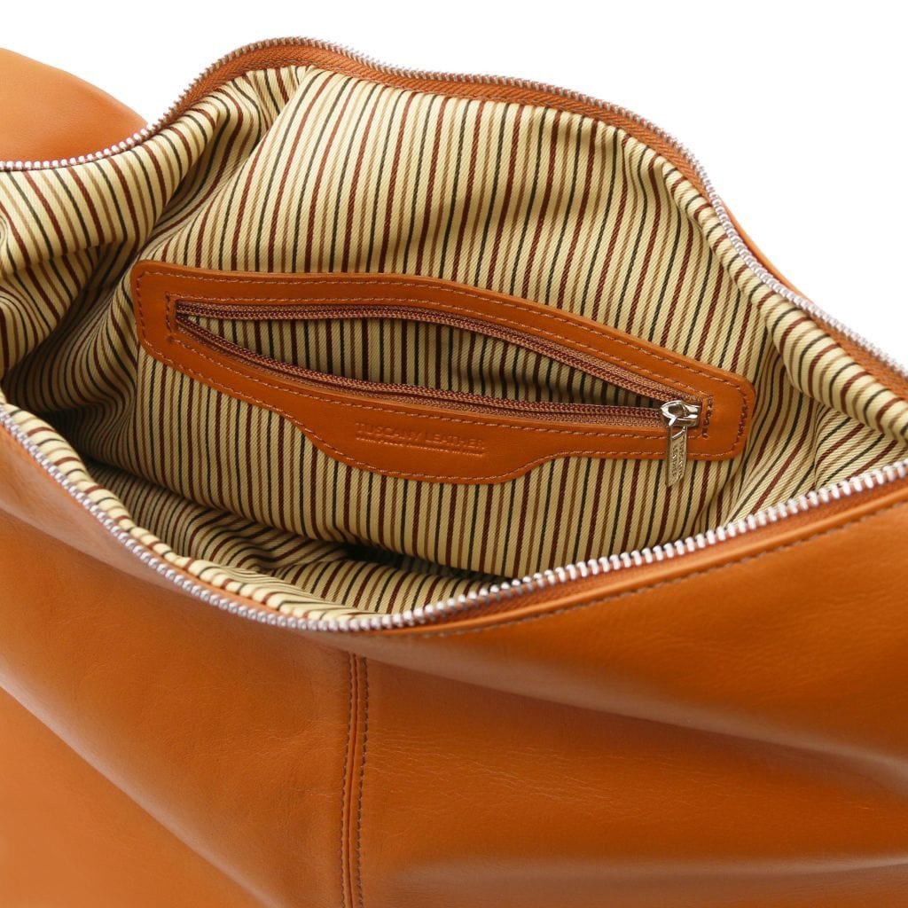 Yvette - Soft leather hobo bag | TL140900 - Premium Leather shoulder bags - Just €152.50! Shop now at San Rocco Italia