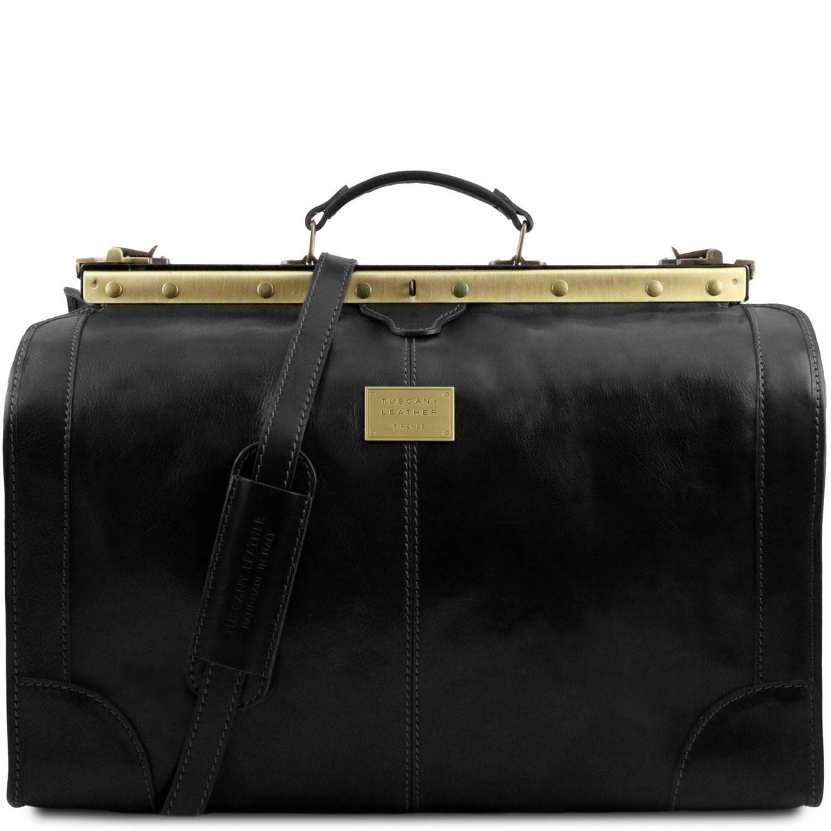 Lederreisetaschen Schwarz Madrid - Gladstone-Ledertasche - Grosse Grösse | TL1022 San Rocco Italia