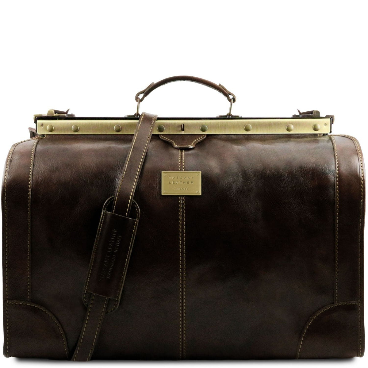 Lederreisetaschen Dunkelbraun Madrid - Gladstone-Ledertasche - Grosse Grösse | TL1022 San Rocco Italia