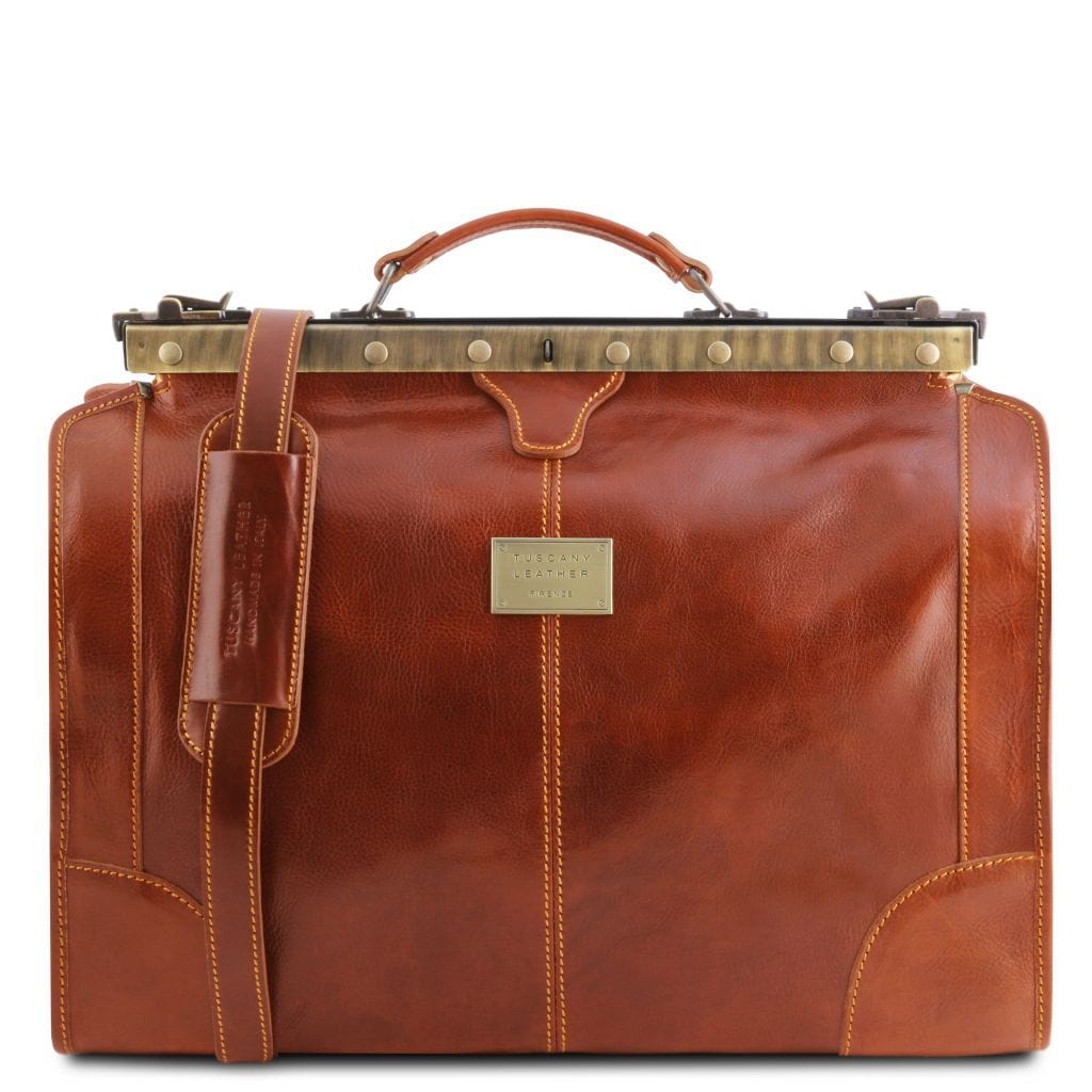 Leather Travel bags Honey Madrid - Gladstone Leather Bag - Small size | TL1023 San Rocco Italia