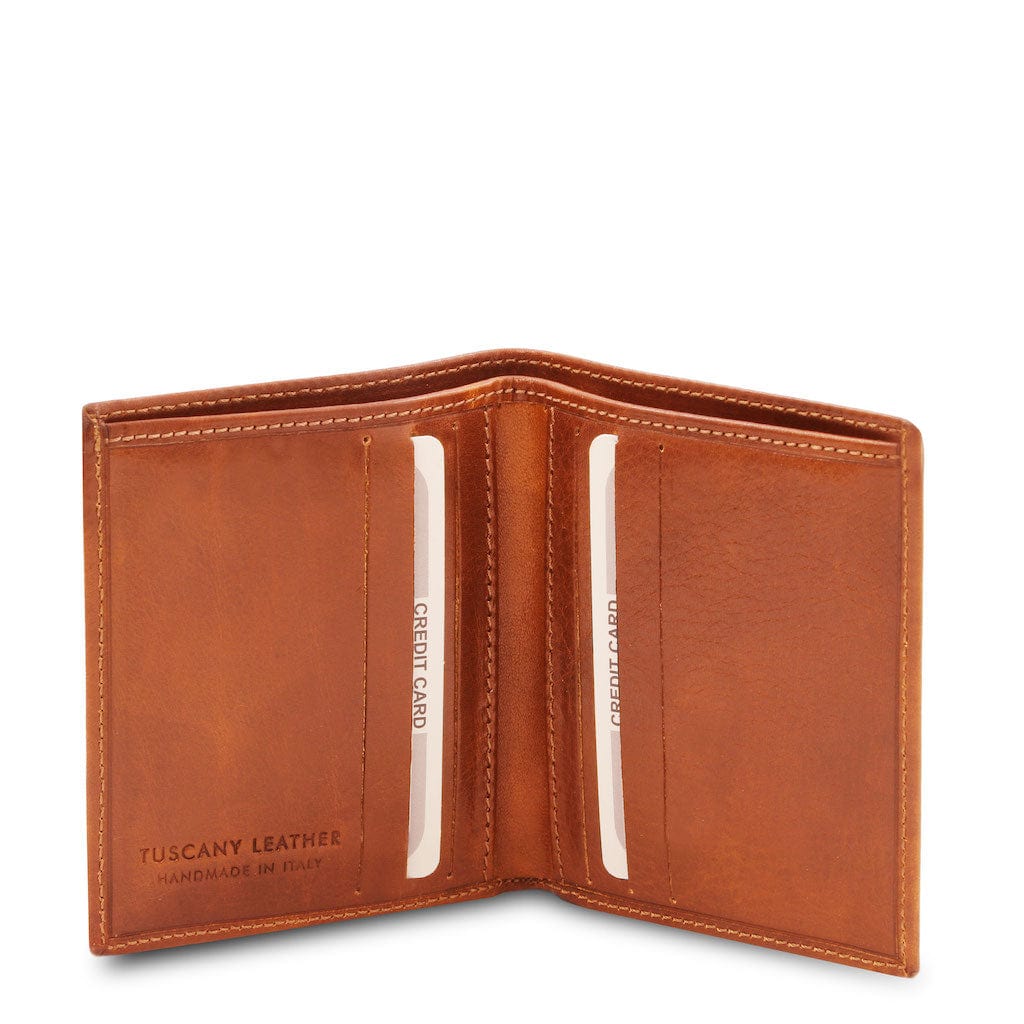 Portefeuilles homme en cuir Portefeuille homme exclusif en cuir à deux volets | TL142064 San Rocco Italia