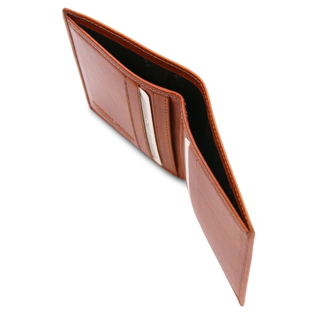Portefeuilles homme en cuir Portefeuille homme exclusif en cuir à deux volets | TL142064 San Rocco Italia