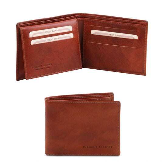 Exclusive leather 3 fold wallet for men | TL140760 - Premium Leather wallets for men - Shop now at San Rocco Italia