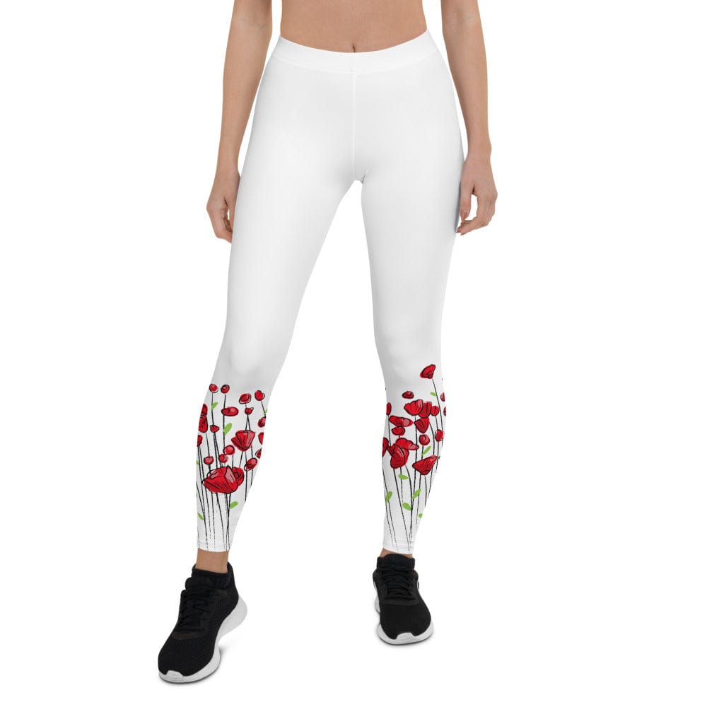 Running through Flowers Leggings - Premium Leggings - Shop now at San Rocco Italia