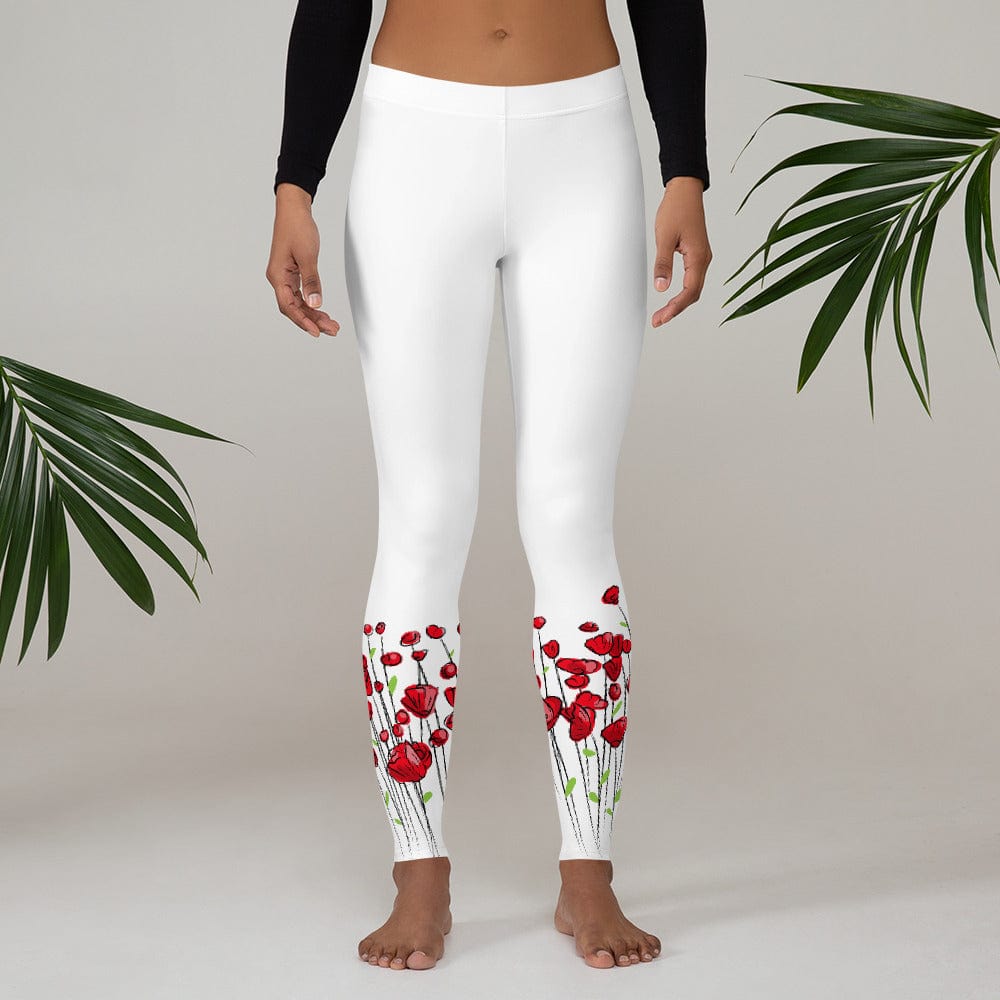 Running through Flowers Leggings - Premium Leggings - Shop now at San Rocco Italia
