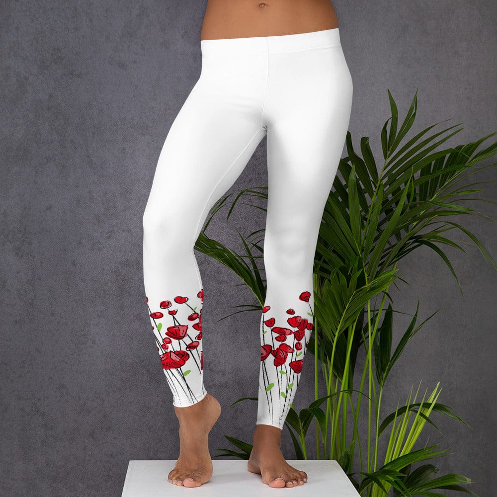Running through Flowers Leggings - Premium Leggings - Shop now at San Rocco Italia