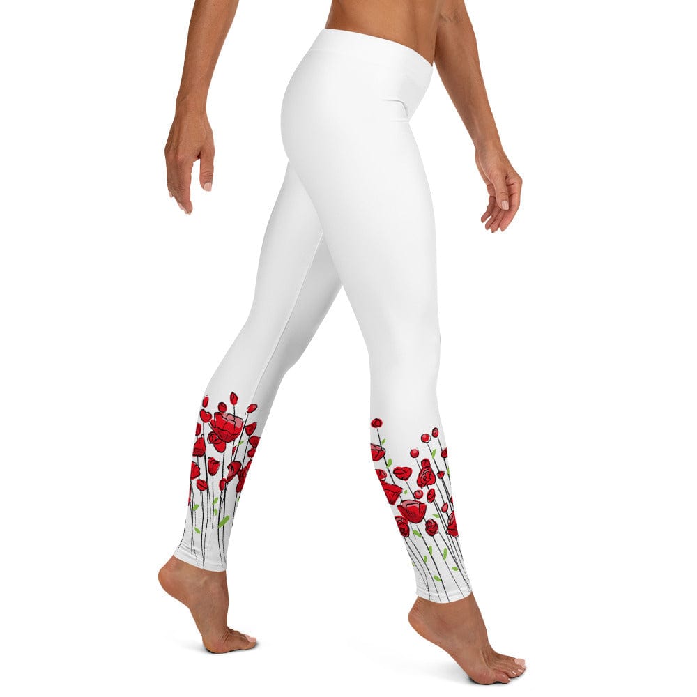 Running through Flowers Leggings - Premium Leggings - Shop now at San Rocco Italia