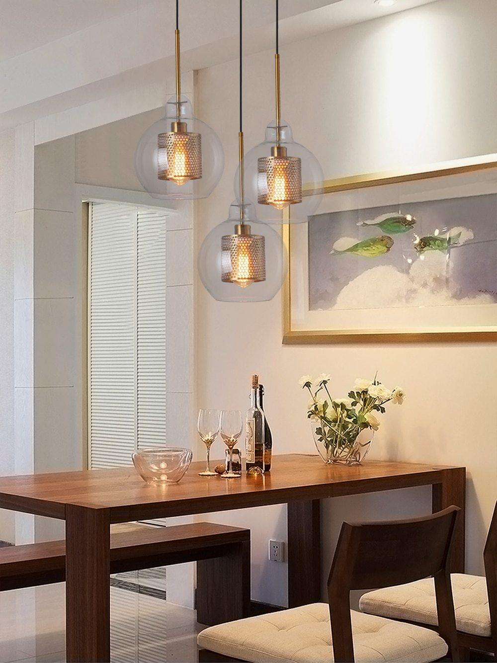 Modern Clear Glass and Bronze Pendant Ceiling Light - Premium Lighting - Just €83.95! Shop now at San Rocco Italia