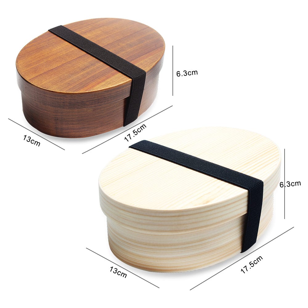 Wooden Japanese Bento Box with Bag and Cutlery - Lunch box - San Rocco Italia