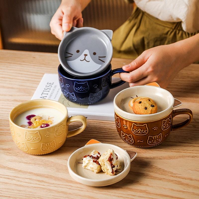 Cute Scarf Bear Glass Cup Transparent Coffee Tea Mug Drinks Dessert  Breakfast Milk Cup Glass Mugs with Handle Drinkware