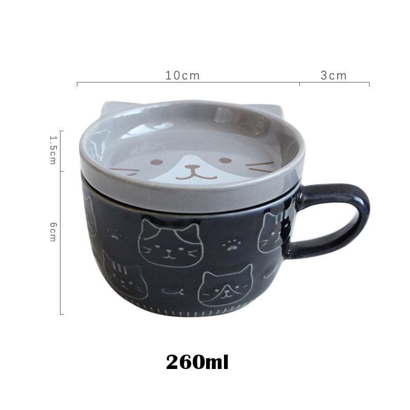 Cat Mug with Lid - Mugs - sanroccoitalia.it