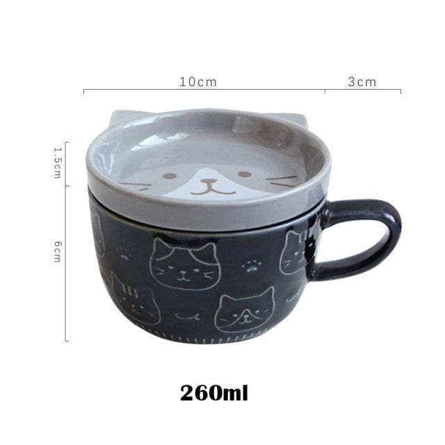 Cat Mug with Lid - Mugs - sanroccoitalia.it