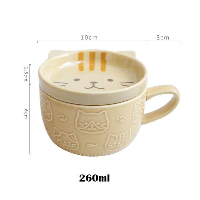 Cat Mug with Lid - Mugs - sanroccoitalia.it