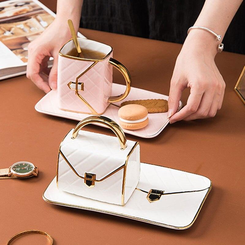 Handbag Mug and Saucer Set - Mugs - sanroccoitalia.it