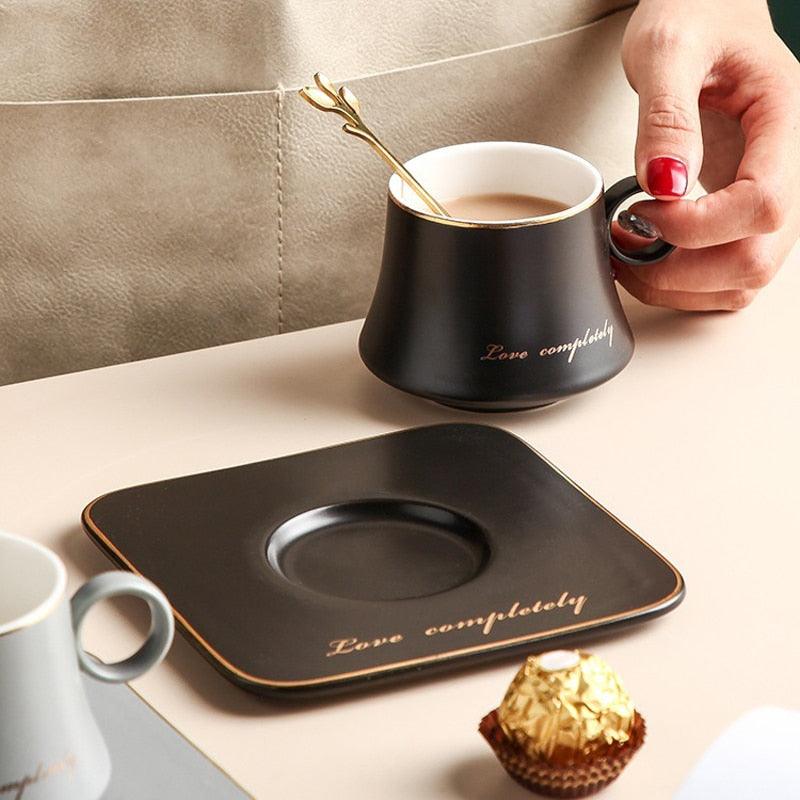 Love Completely Espresso Cup, Saucer and Twig Spoon Set | 80 ml - Mugs - sanroccoitalia.it