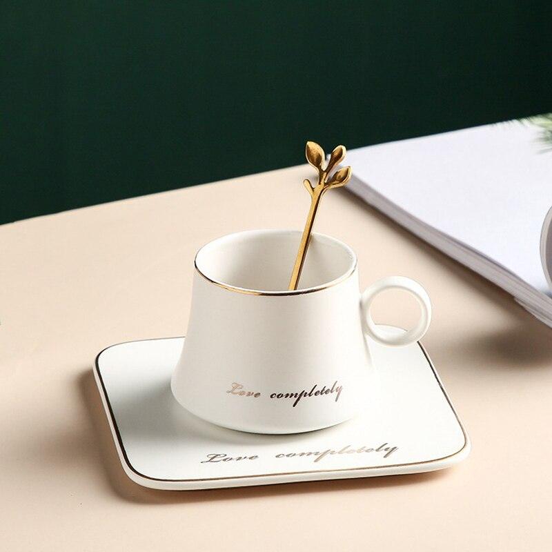 Love Completely Espresso Cup, Saucer and Twig Spoon Set | 80 ml - Mugs - sanroccoitalia.it