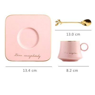Love Completely Espresso Cup, Saucer and Twig Spoon Set | 80 ml - Mugs - sanroccoitalia.it