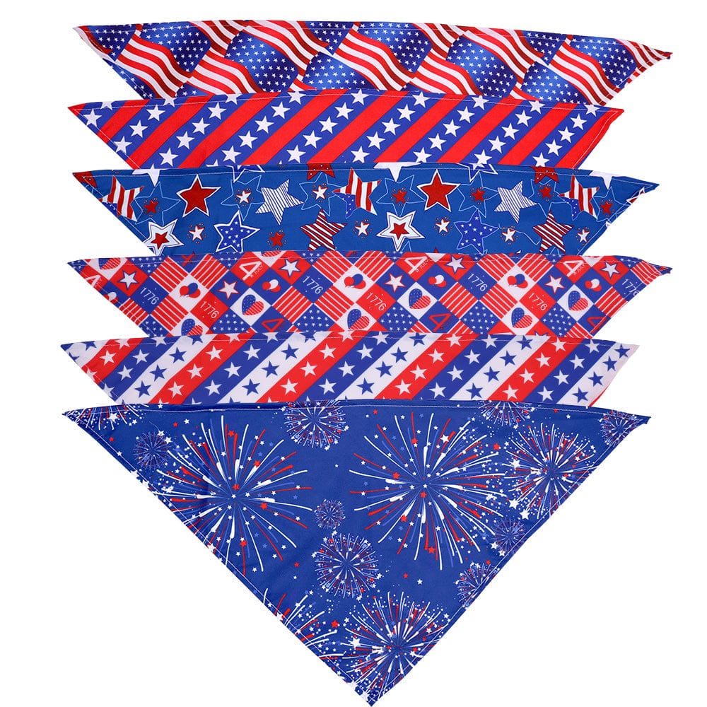Stars and Stripes Pet Bandanas - San Rocco Italia