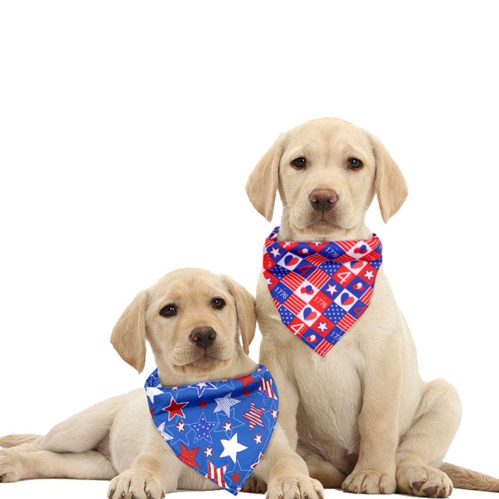 Stars and Stripes Pet Bandanas - San Rocco Italia