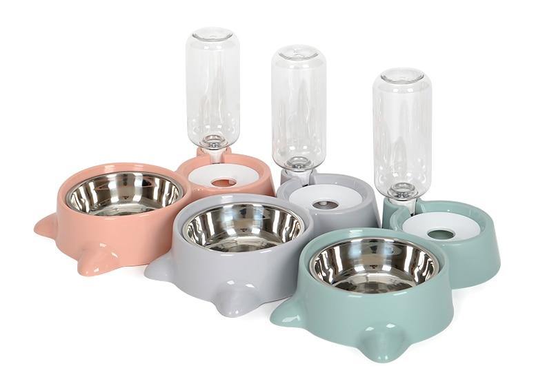 2-in-1 Pet Feeder with Automatic Water Dispenser - Premium Pet products - Just €31.95! Shop now at San Rocco Italia