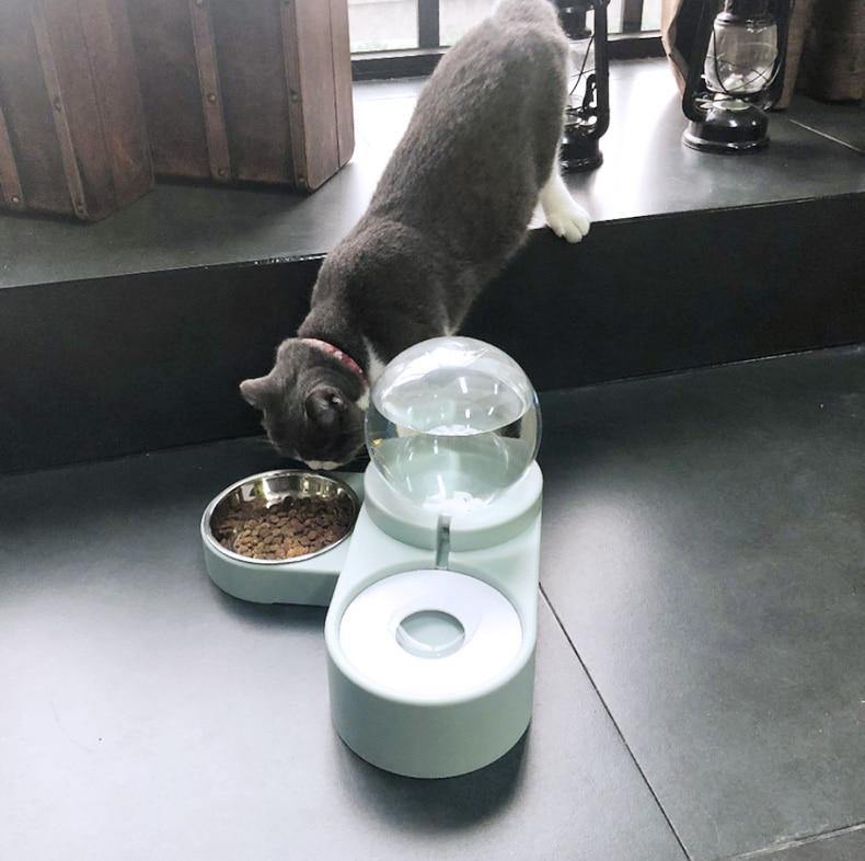 2-in-1 Pet Feeder with Automatic Water Dispenser - Premium Pet products - Just €31.95! Shop now at San Rocco Italia