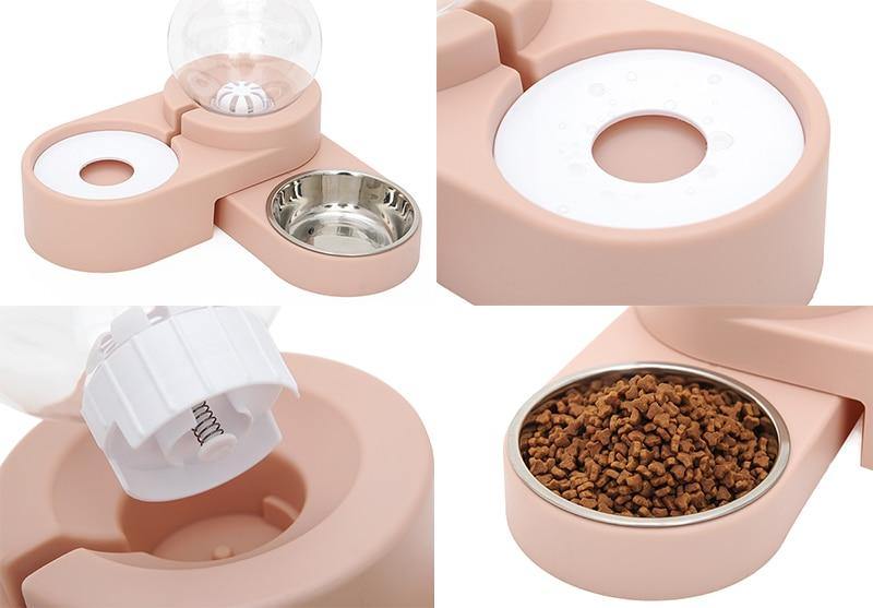 2-in-1 Pet Feeder with Automatic Water Dispenser - Premium Pet products - Just €31.95! Shop now at San Rocco Italia