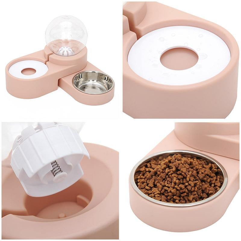 2-in-1 Pet Feeder with Automatic Water Dispenser - Premium Pet products - Just €31.95! Shop now at San Rocco Italia