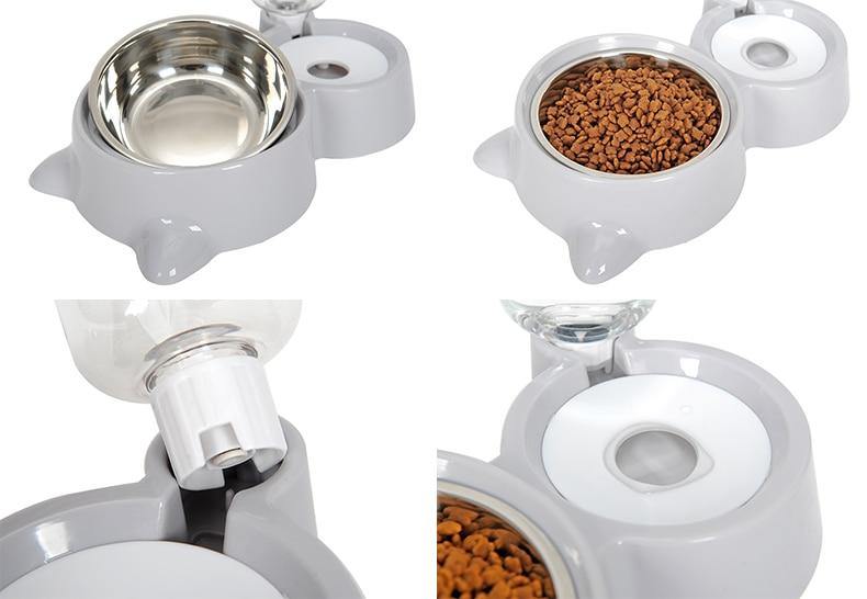 2-in-1 Pet Feeder with Automatic Water Dispenser - Premium Pet products - Just €31.95! Shop now at San Rocco Italia