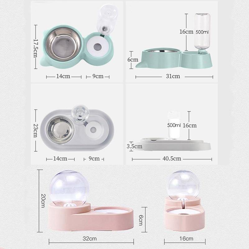 2-in-1 Pet Feeder with Automatic Water Dispenser - Premium Pet products - Just €31.95! Shop now at San Rocco Italia